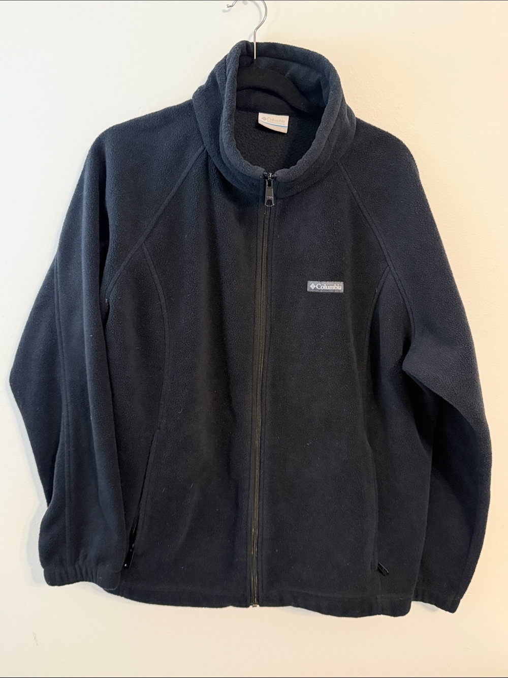 Columbia  men’s size 2X black  Full Zip Fleece Coat Casual